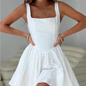 Princess Polly Straplie Mini Dress White